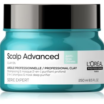 L’Oréal Professionnel Serie Expert Scalp Advanced șampon și mască 2 în 1 pentru par si scalp gras-L’Oréal Professionnel