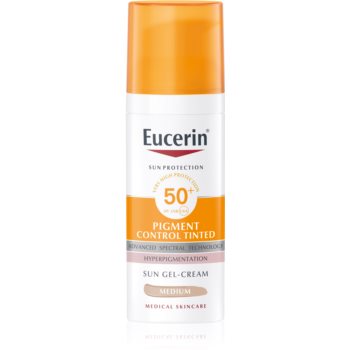 Eucerin Sun Pigment Control Tinted emulsie protectoare împotriva hiper-pigmentării tenului SPF 50+-Eucerin