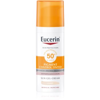 Eucerin Sun Pigment Control Tinted emulsie protectoare împotriva hiper-pigmentării tenului SPF 50+-Eucerin