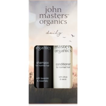 John Masters Organics Daily set cadou (pentru par normal)-John Masters Organics
