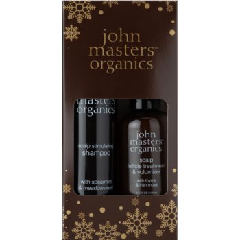 John Masters Organics Spearmint & Meadowsweet Scalp Duo set cadou (pentru un scalp sanatos)-John Masters Organics
