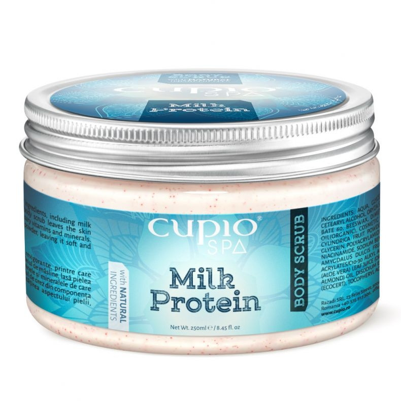Cupio Body Scrub Organic Milk Protein 250ml-Cupio