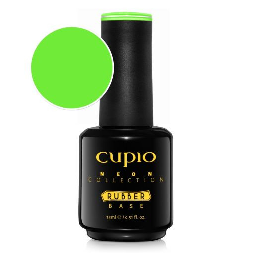 Cupio Rubber Base Neon Collection - Frozen Mojito 15ml-Cupio
