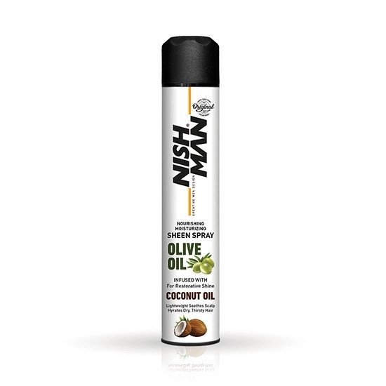 NishMan Coconut+Olive Oil - Spray pentru stralucire 400 ml-NishMan