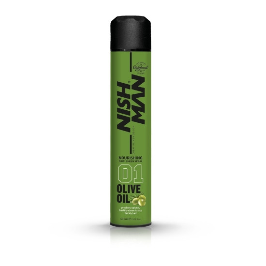 NishMan Olive Oil - Spray pentru stralucire 400ml-NishMan