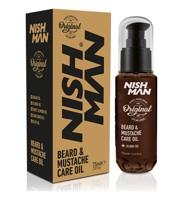 NishMan Ulei pentru barba si mustata 75 ml-NishMan