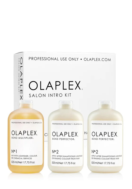 Olaplex Kit pentru salon Intro: Bond Multiplier No. 1 525ml + 2 x Bond Perfector No. 2 525ml-Olaplex