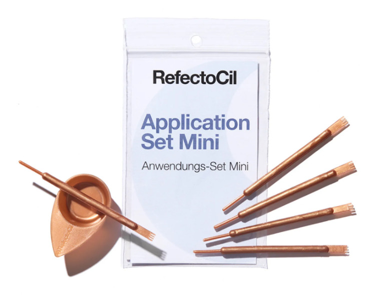 Refectocil Rose Gold - Set mini pentru amestecare vopsea gene si sprancene-RefectoCil