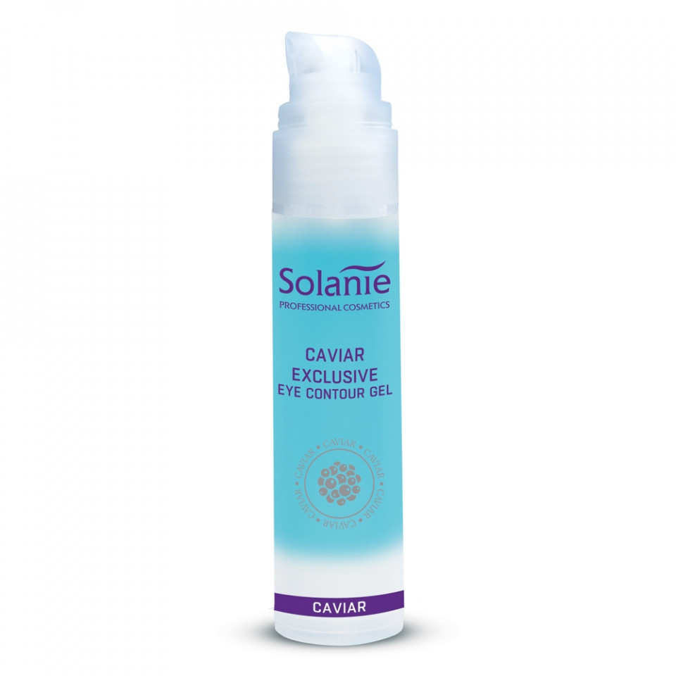 Solanie Crema gel antirid cu extract de caviar pentru conturul ochilor Caviar 50ml-Solanie