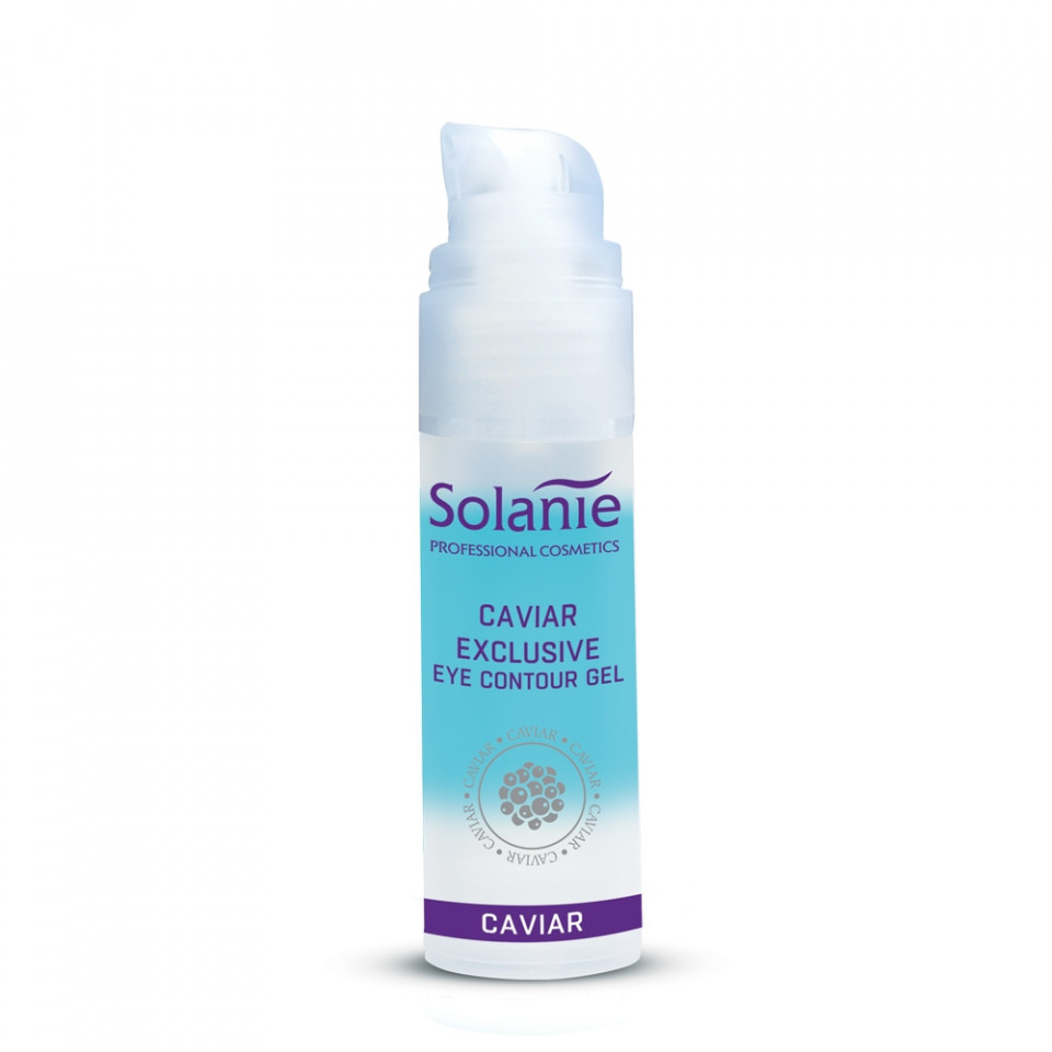 Solanie Crema gel antirid cu extract de caviar pentru conturul ochilor Caviar 15ml-Solanie