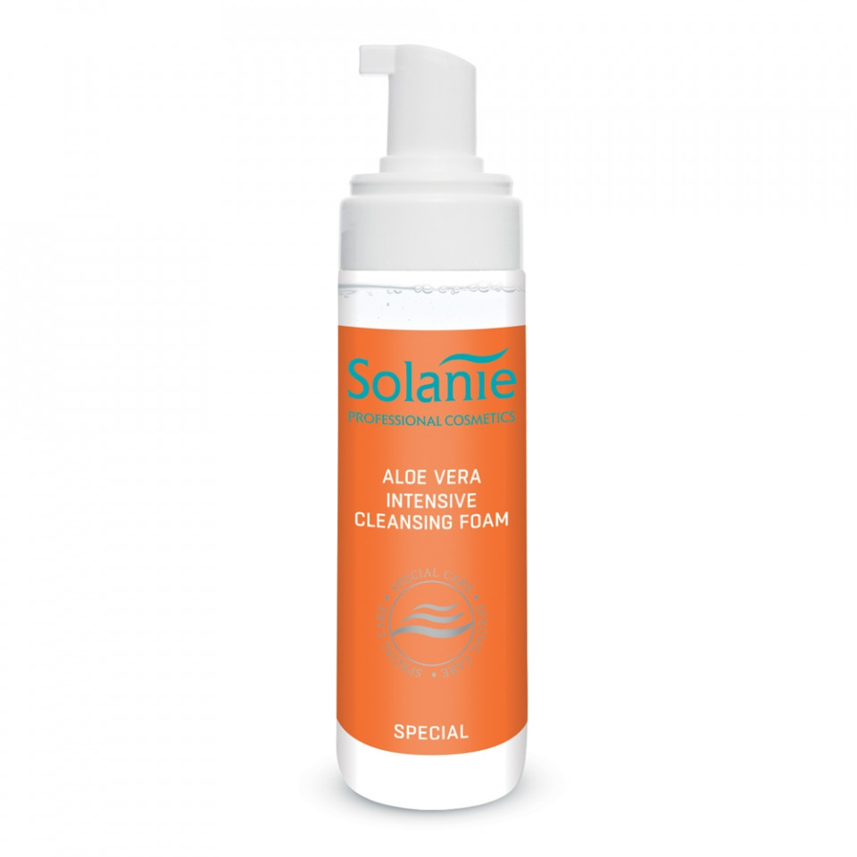 Solanie Spuma demachianta intensiva cu extract de aloe vera Special 200ml-Solanie
